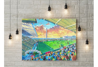 Northampton Saints RU Franklins Gardens Stadium Wall Art Canvas